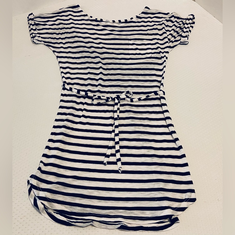 Splendid Black White Stripe Dress, size S